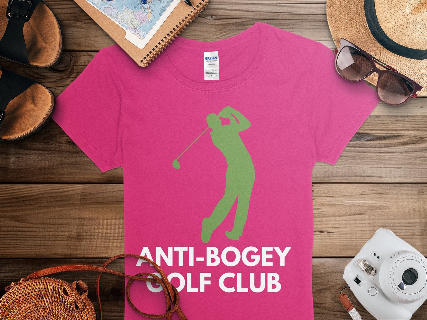 Funny Golfer Gifts  Womens TShirt Anti-Bogey Golf Club Golf Womans T-Shirt