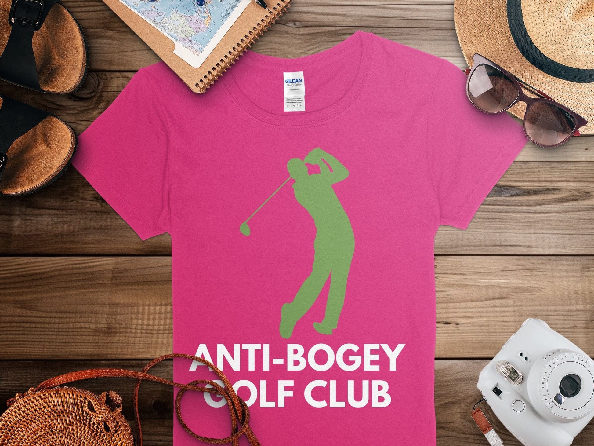 Funny Golfer Gifts  Womens TShirt Anti-Bogey Golf Club Golf Womans T-Shirt