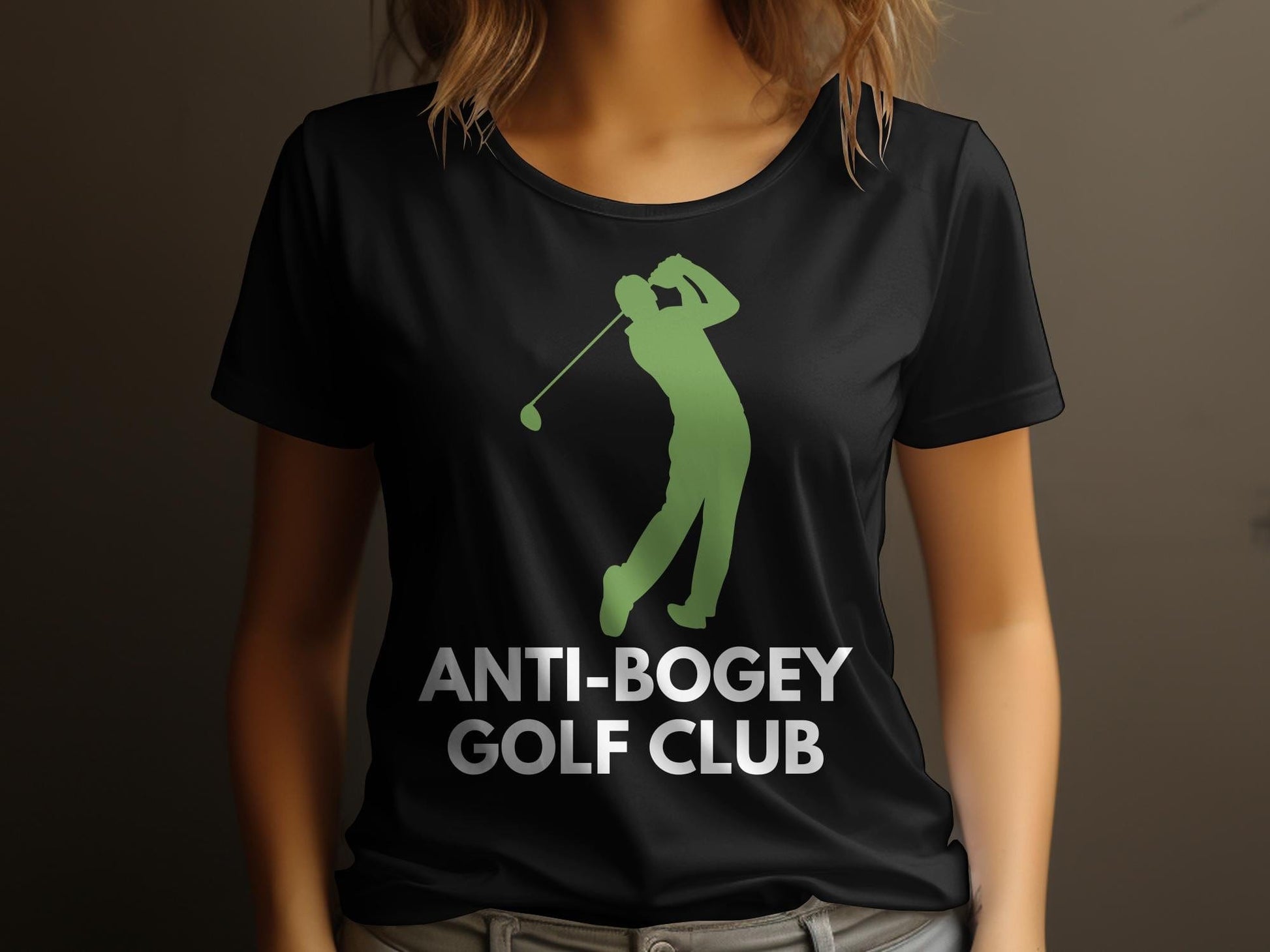 Funny Golfer Gifts  Womens TShirt Anti-Bogey Golf Club Golf Womans T-Shirt