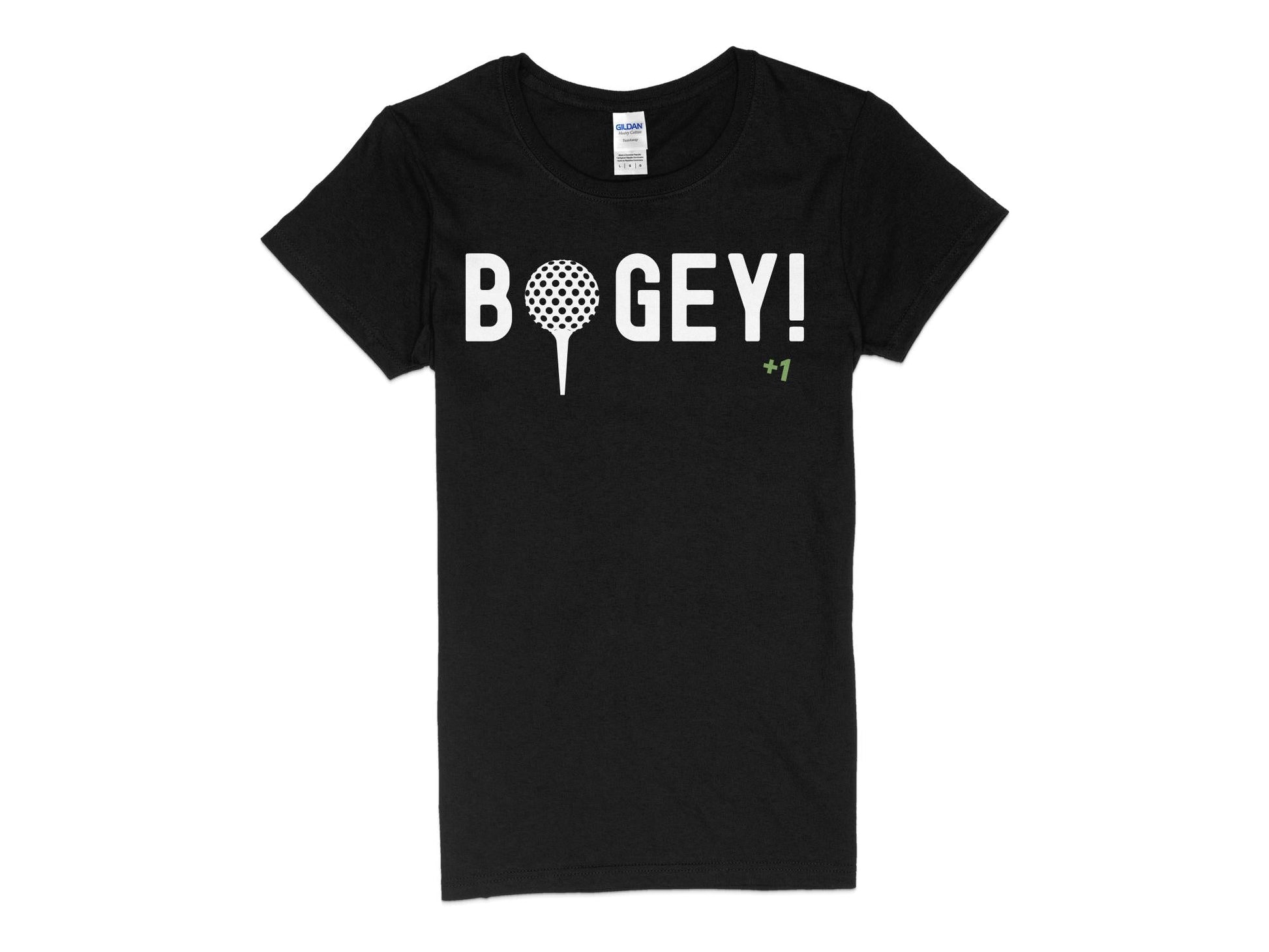 Funny Golfer Gifts  Womens TShirt S / Black Bogey Golf Womans T-Shirt