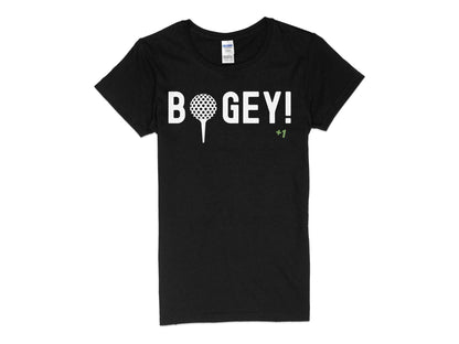 Funny Golfer Gifts  Womens TShirt S / Black Bogey Golf Womans T-Shirt