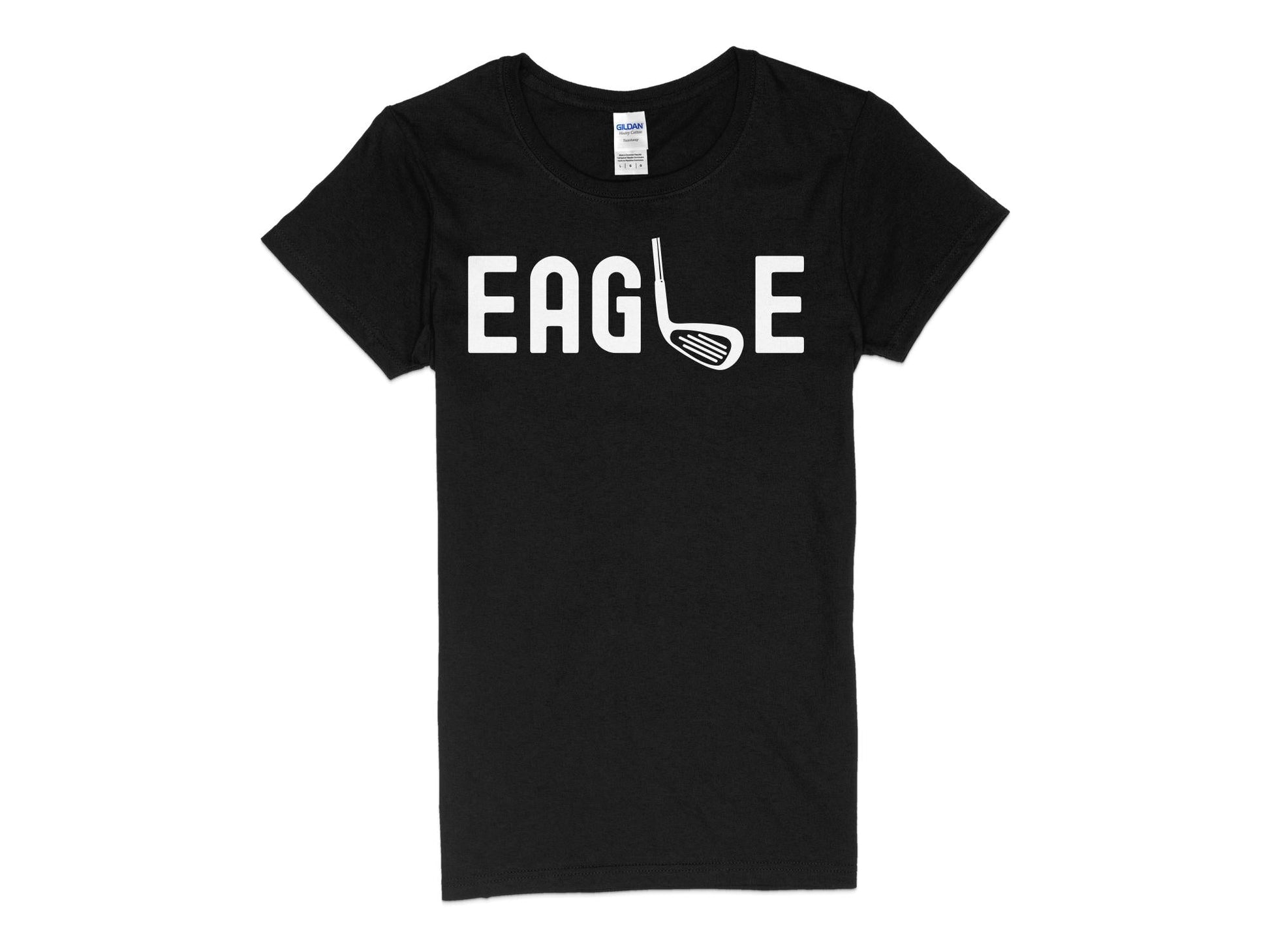 Funny Golfer Gifts  Womens TShirt S / Black Eagle Golf Womans T-Shirt