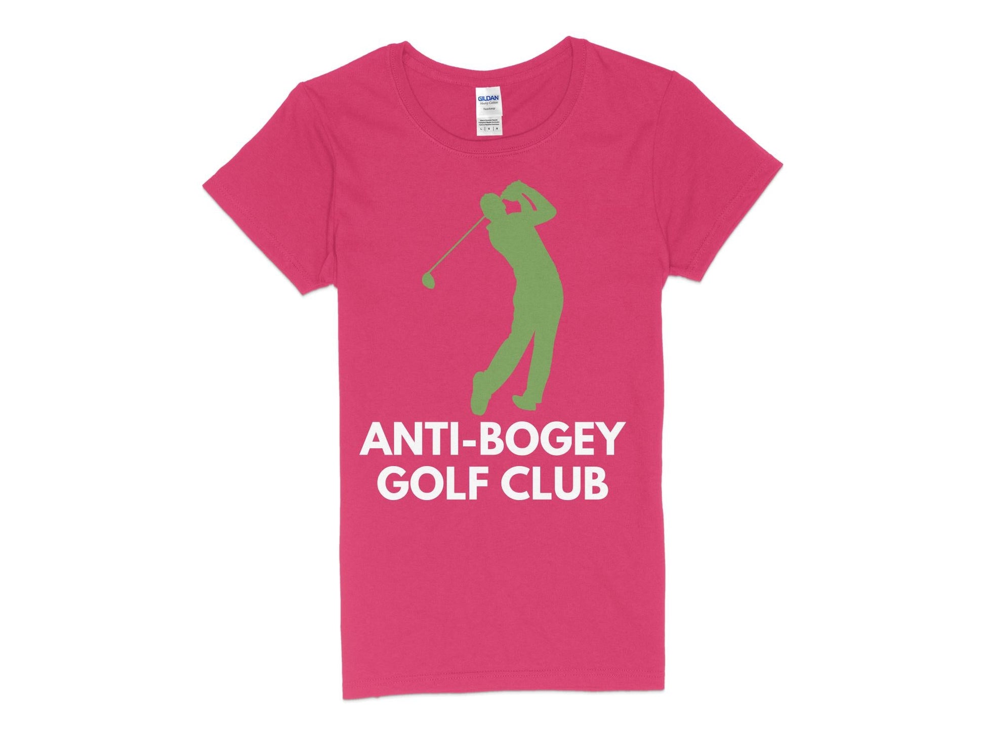 Funny Golfer Gifts  Womens TShirt S / Heliconia Anti-Bogey Golf Club Golf Womans T-Shirt