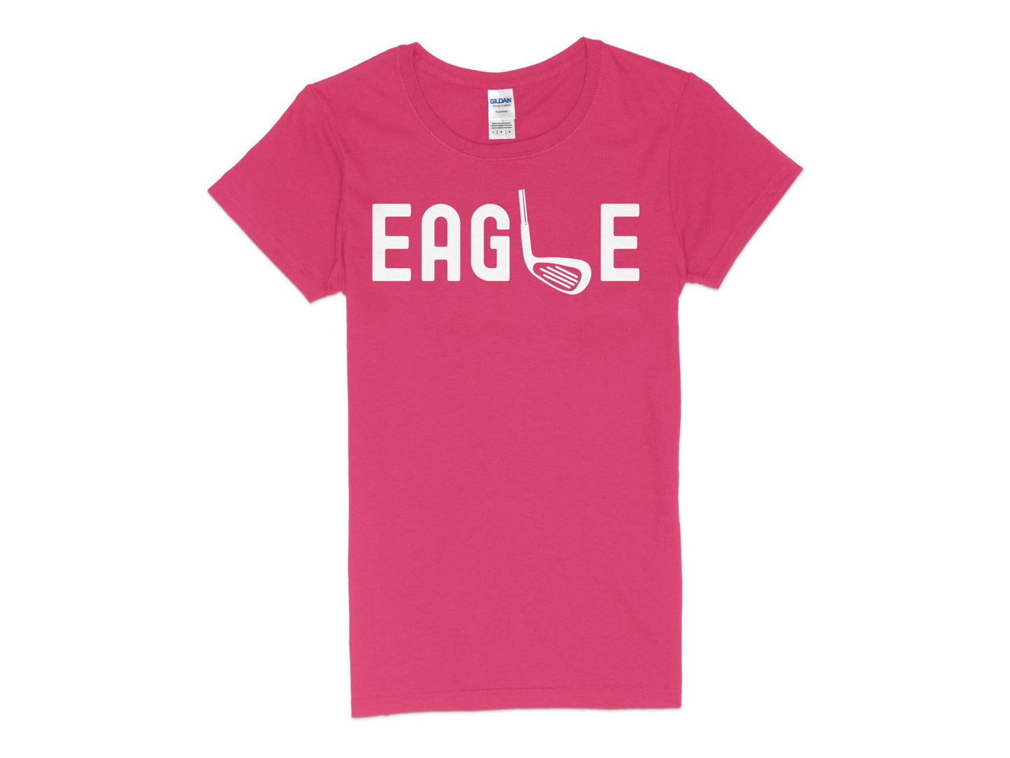 Funny Golfer Gifts  Womens TShirt S / Heliconia Eagle Golf Womans T-Shirt