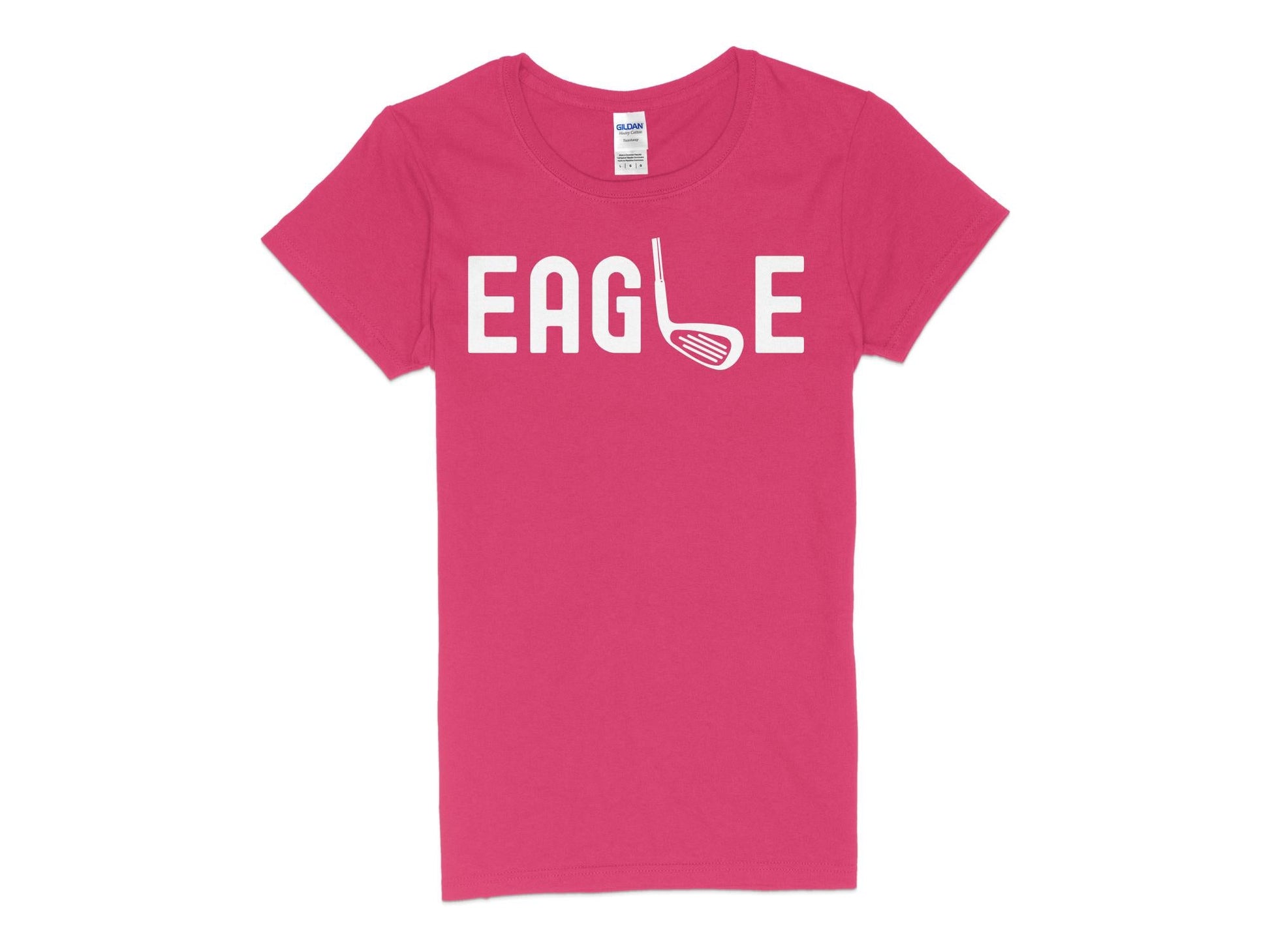 Funny Golfer Gifts  Womens TShirt S / Heliconia Eagle Golf Womans T-Shirt