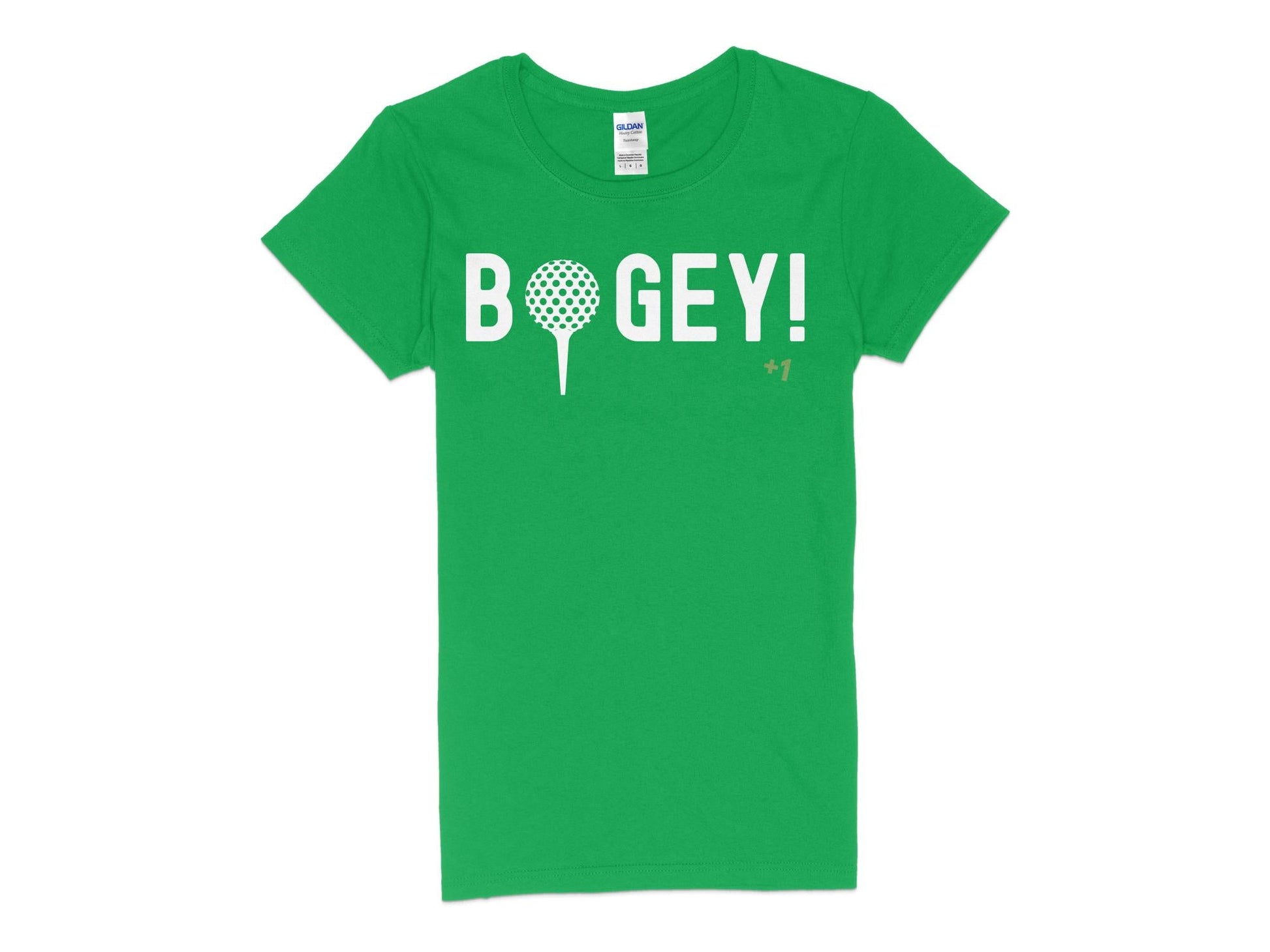 Funny Golfer Gifts  Womens TShirt S / Irish Green Bogey Golf Womans T-Shirt