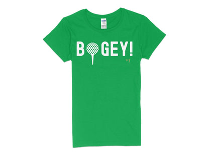 Funny Golfer Gifts  Womens TShirt S / Irish Green Bogey Golf Womans T-Shirt