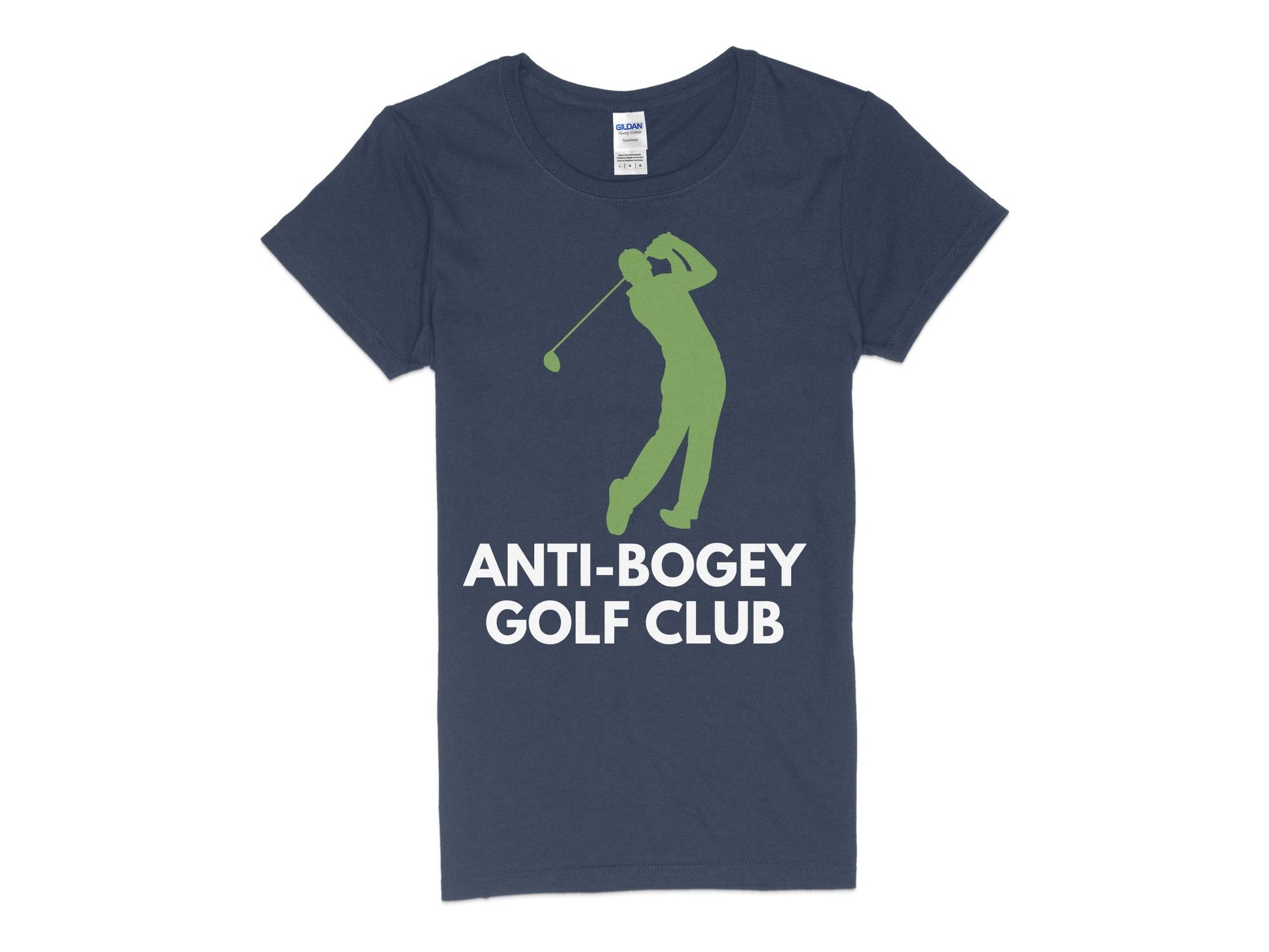 Funny Golfer Gifts  Womens TShirt S / Navy Anti-Bogey Golf Club Golf Womans T-Shirt