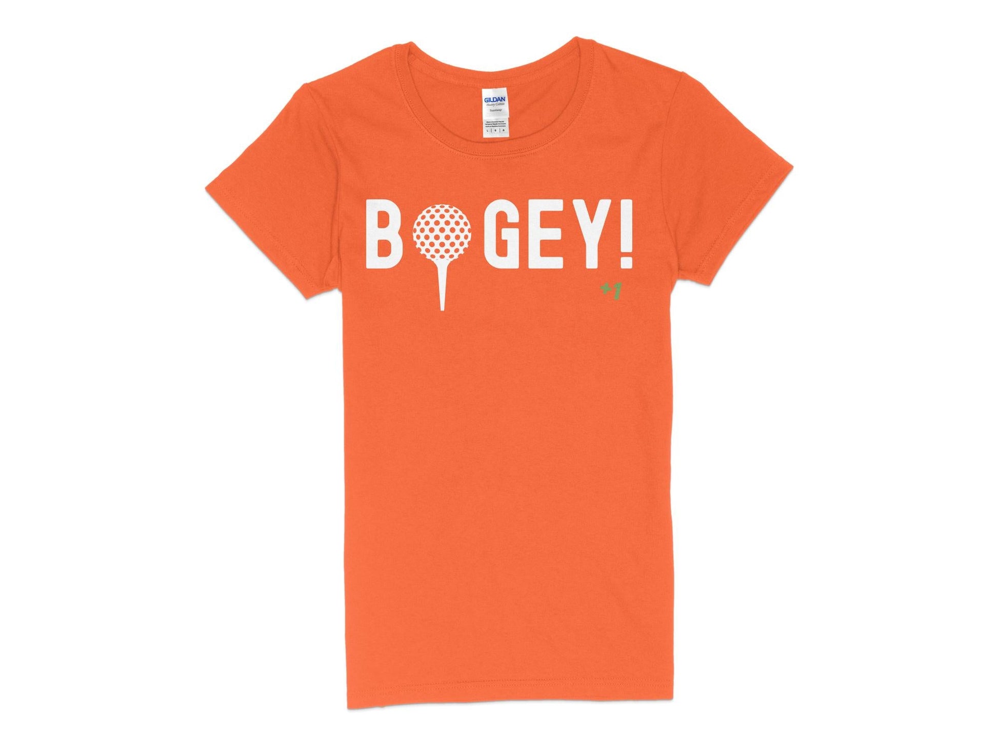 Funny Golfer Gifts  Womens TShirt S / Orange Bogey Golf Womans T-Shirt