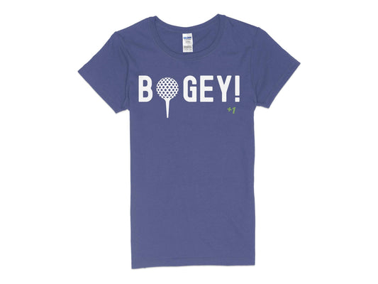 Funny Golfer Gifts  Womens TShirt S / Purple Bogey Golf Womans T-Shirt