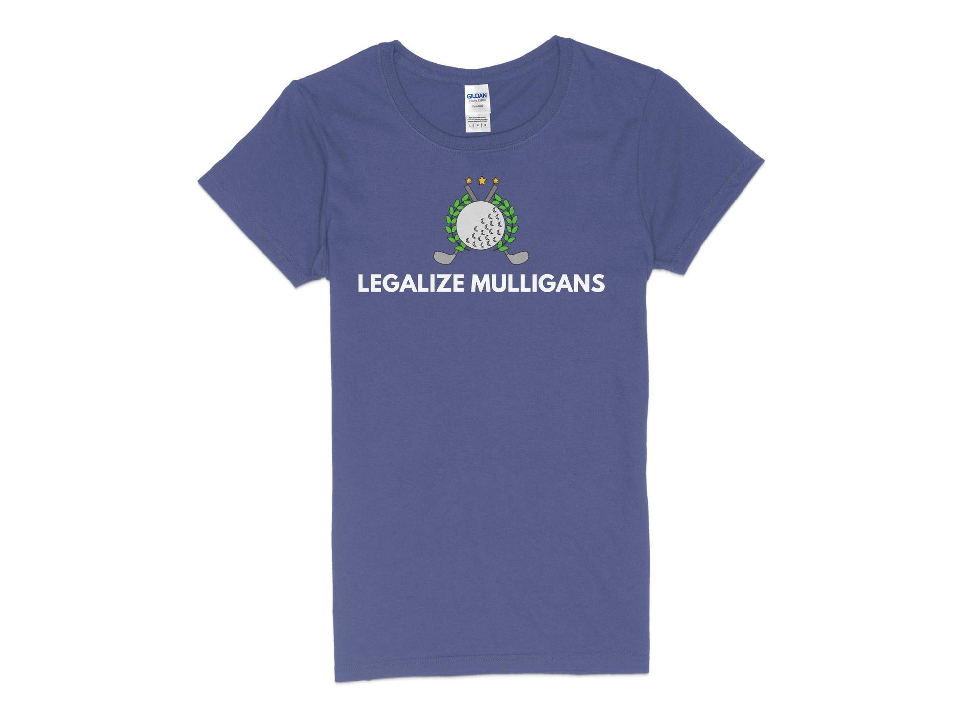 Funny Golfer Gifts  Womens TShirt S / Purple Legalize Mulligans Golf Womans T-Shirt