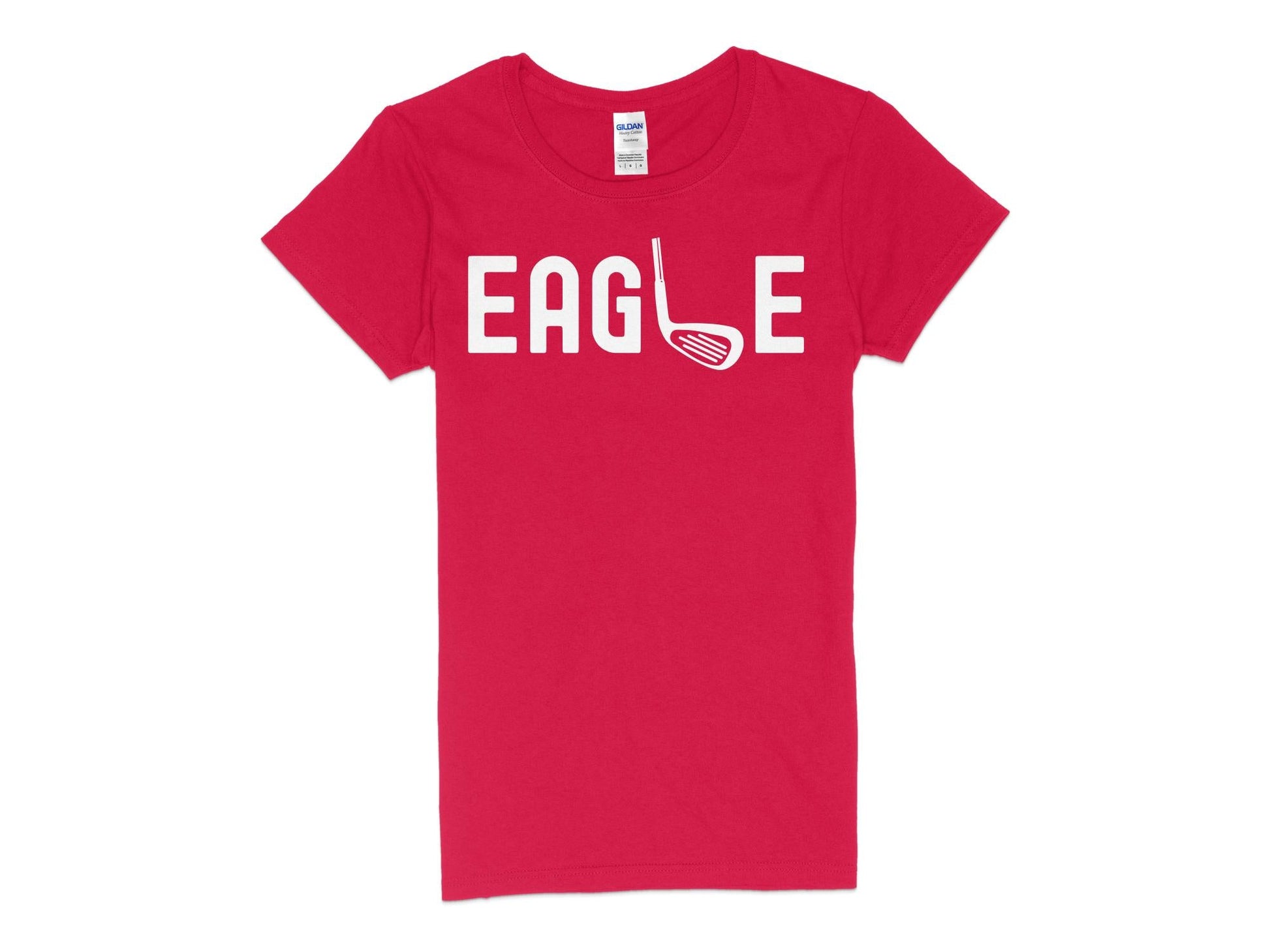 Funny Golfer Gifts  Womens TShirt S / Red Eagle Golf Womans T-Shirt